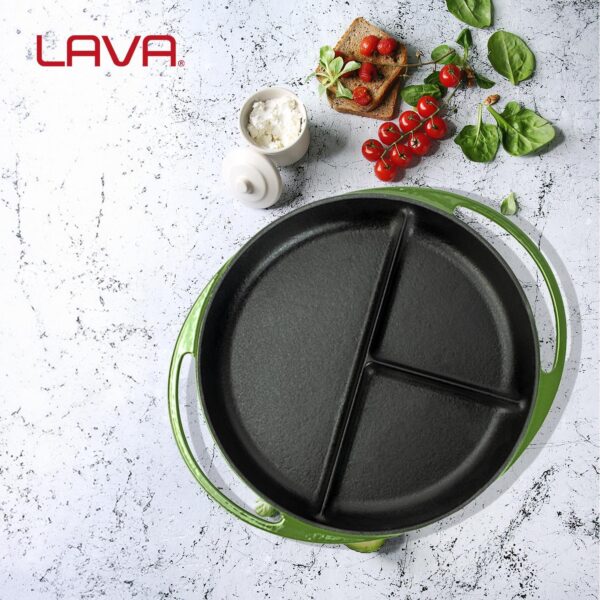 LAVA METAL TRIO litinová pánev 24cm - zelená - Obrázek 2