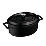 LAVA METAL Litinový hrnec oválný 31cm - černý od značky LAVA METAL