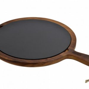 LAVA METAL Lava wood - servírovací deska s litinový talířem od značky LAVA Metal