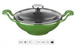 LAVA METAL Litinový wok 16 cm - zelený od značky LAVA Metal