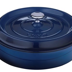 LAVA METAL Litinový hrnec nízký kulatý 28 cm - modrý od značky LAVA Metal