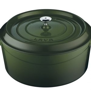 LAVA METAL Litinový hrnec kulatý 32 cm - zelený od značky LAVA Metal