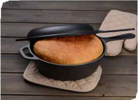 LAVA METAL Litinová dvojitá hluboká pánev 26cm od značky LAVA Metal