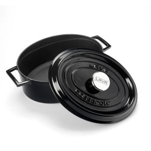 LAVA METAL Litinový hrnec oválný 29cm - černý od značky LAVA Metal
