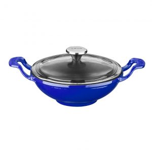 Litinový wok 16 cm - modrý od značky LAVA Metal