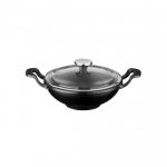 LAVA METAL Litinový wok 16 cm - černý matný od značky LAVA Metal