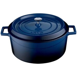LAVA METAL Litinový hrnec kulatý 28 cm - modrý od značky LAVA METAL