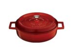 LAVA METAL Litinový hrnec nízký kulatý 24cm - červený od značky LAVA METAL