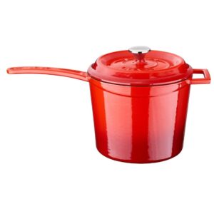 LAVA METAL Litinový vysoký rendlík 18 cm - červený od značky LAVA METAL