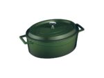 LAVA METAL Litinový hrnec oválný 29cm - zelený od značky LAVA METAL