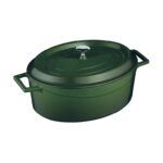LAVA METAL Litinový hrnec oválný 29cm - zelený od značky LAVA METAL