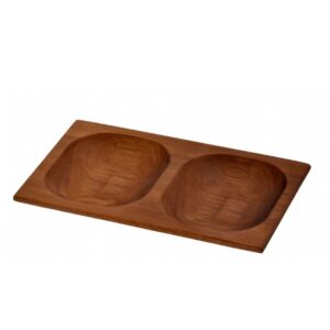 LAVA METAL Lava wood - servírovací miska 15x24 cm od značky LAVA METAL
