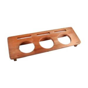LAVA METAL Dřevěný stojan na 3x hrnec průměr 10 cm od značky LAVA METAL