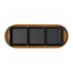 LAVA METAL TRIO litinový pekáček s dřevěným podstavcem - 12x33cm od značky LAVA METAL