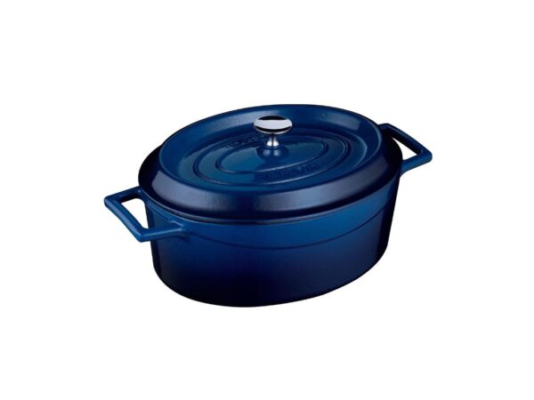LAVA METAL Litinový hrnec oválný 29cm - modrý od značky LAVA METAL