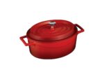 LAVA METAL Litinový hrnec oválný 29cm - červený od značky LAVA METAL