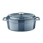LAVA METAL Litinový hrnec oválný 29cm - šedá majolika od značky LAVA METAL