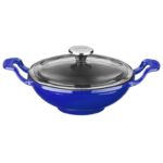 LAVA METAL Litinový wok 16 cm - modrý od značky LAVA METAL