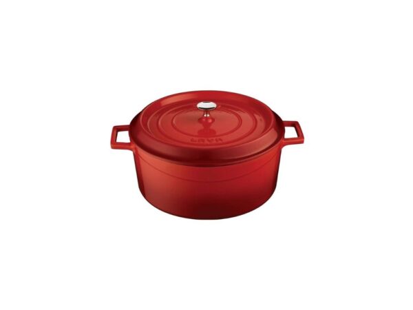 LAVA METAL Litinový hrnec kulatý 18cm - červený od značky LAVA METAL