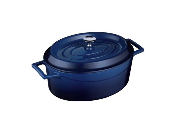 LAVA METAL Litinový hrnec oválný 25cm - modrý od značky LAVA METAL