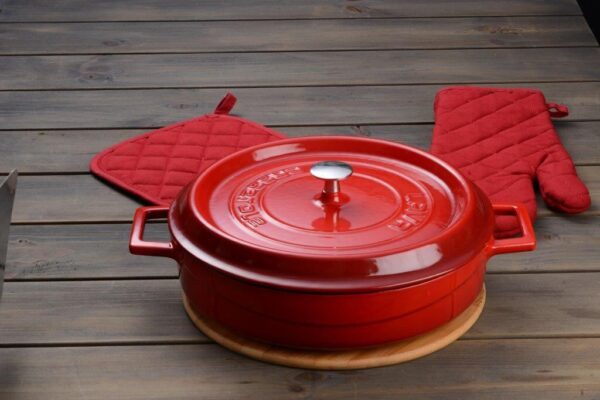 3615_102 LAVA METAL Litinový hrnec nízký kulatý 28 cm - červený - Obrázek 8