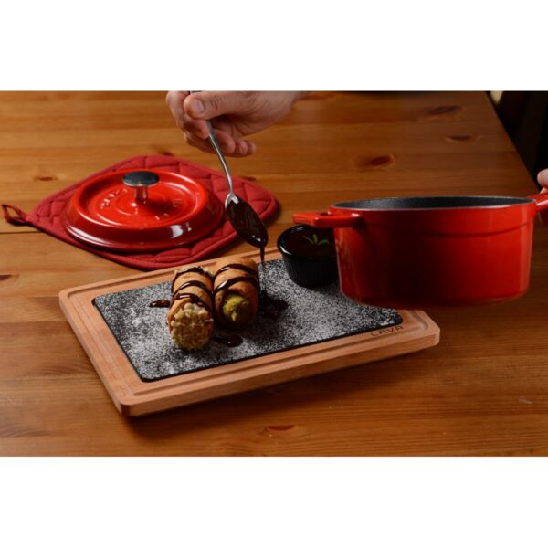 LAVA METAL Litinový rendlík 16 cm - červený - Obrázek 7