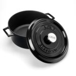 LAVA METAL Litinový mini hrnec kulatý 10 cm - černý - Obrázek 3