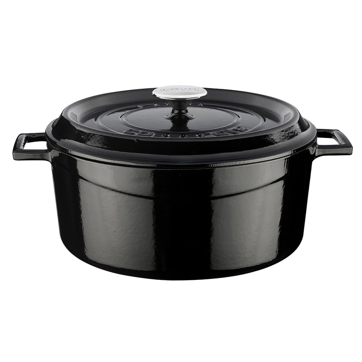 5458-2_cerny-hrnec LAVA METAL Litinový mini hrnec kulatý 10 cm - černý od značky LAVA METAL
