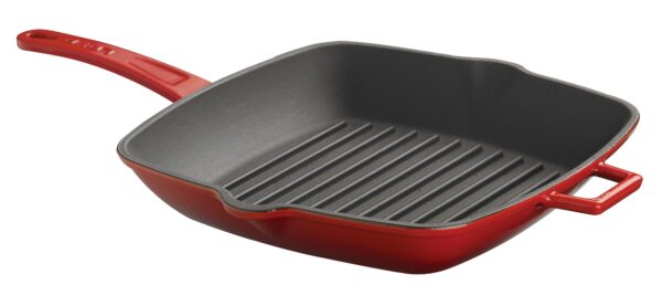 LAVA METAL Litinová grilovací pánev 20x20 cm - červená od značky LAVA METAL