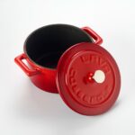 LAVA METAL Litinový mini hrnec "Folk" kulatý 10 cm - červený - Obrázek 8