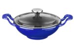 LAVA METAL Litinový wok 16 cm - modrý od značky LAVA METAL