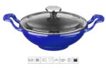 LAVA METAL Litinový wok 16 cm - modrý - Obrázek 7
