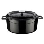 LAVA METAL Litinový mini hrnec kulatý 10 cm - černý od značky LAVA METAL