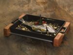 LAVA METAL Litinová duo plotýnka 26x32cm s dřevěným podstavcem - Obrázek 7