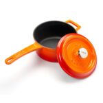 LAVA METAL Rendlík Ø 16 cm, 1,35 l, litinový, oranžový