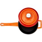 LAVA METAL Rendlík Ø 16 cm, 1,35 l, litinový, oranžový - Obrázek 2