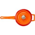 LAVA METAL Rendlík Ø 16 cm, 1,35 l, litinový, oranžový - Obrázek 3