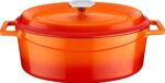 LAVA METAL Hrnec 4,8 l, litinový, oranžový