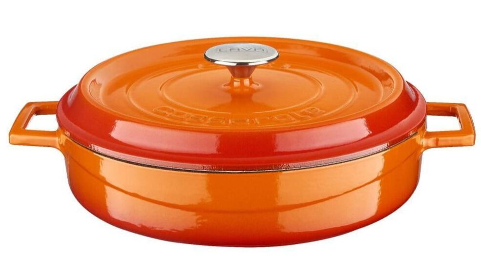 62076_102 LAVA METAL Kastrol Ø 28 cm, 3,5 l, litinový, oranžový - Obrázek 1